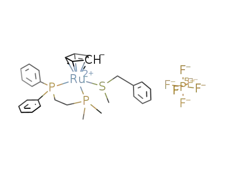 [Cp((2-(dimethylphosphino)ethyl)diphenylphosphine)Ru(BzSMe)]PF6