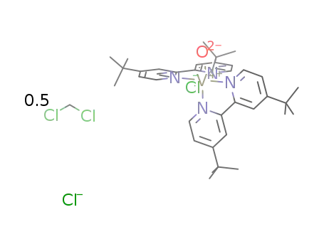 cis-[V(IV)OCl(4,4'-dtbipy)2]Cl*0.5CH2Cl2