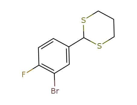 2-(3-bromo-4-fluorophenyl)-1,3-dithiane