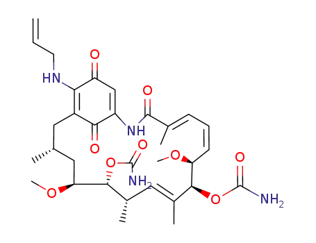 11-carbamate-17-(allylamino)-17-demethoxygeldanamycin