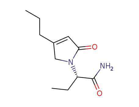 (2S)-4,5-dehydro-(2-oxo-4-n-propyl-1-pyrrolidinyl)-2-butanamide