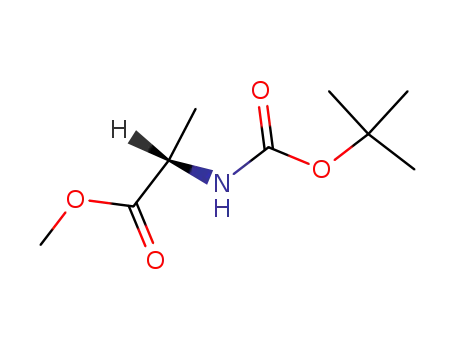 Molecular Structure of 28875-17-4 (BOC-L-ALANINE METHYL ESTER)