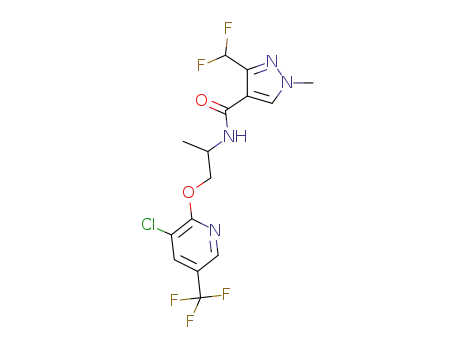 3-difluoromethyl-1-methyl-1H-pyrazole-4-carboxylic acid [2-(3-chloro-5-trifluoromethyl-pyridin-2-yloxy)-1-methyl-ethyl]amide