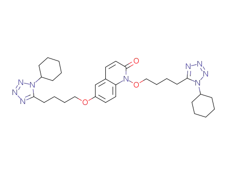 1,6-bis[4-(1-cyclohexyl-1H-tetrazol-5-yl)butoxy]-1H-quinolin-2-one