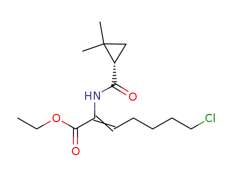 ethyl 7-chloro-2-{[(1S)-2,2-dimethylcyclopropyl]formamido}hept-2-enoate