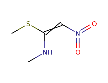 2-methylamino-2-methylthio-1-nitroethene