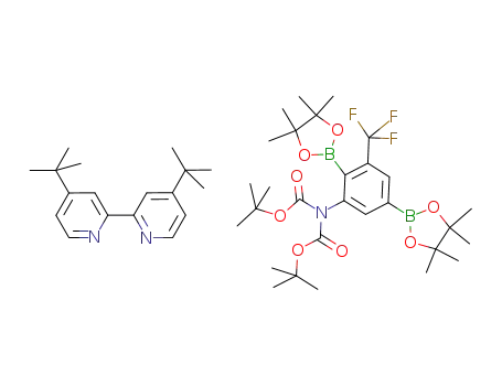 N,N'-di-tert-butyl-2,5-bis(4,4,5,5-tetramethyl-1,3,2-dioxaborolan-2-yl)-3-(trifluoromethyl)phenylcarbamate