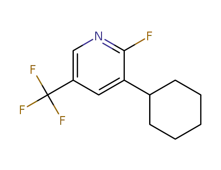 3-cyclohexyl-2-fluoro-5-(trifluoromethyl)pyridine