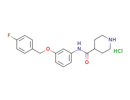 N-{3-[(4-fluorobenzyl)oxy]phenyl}piperidine-4-carboxamide hydrochloride