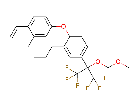 4-(1,1,1,3,3,3-hexafluoro-2-(methoxymethoxy)propan-2-yl)-1-(3-methyl-4-vinylphenoxy)-2-propylbenzene