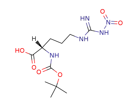 Molecular Structure of 2188-18-3 (N-Boc-N'-nitro-L-arginine)