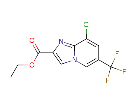 8-chloro-6-(trifluoromethyl)imidazo[1,2,a]pyridine-2-carboxylic acid ethyl ester