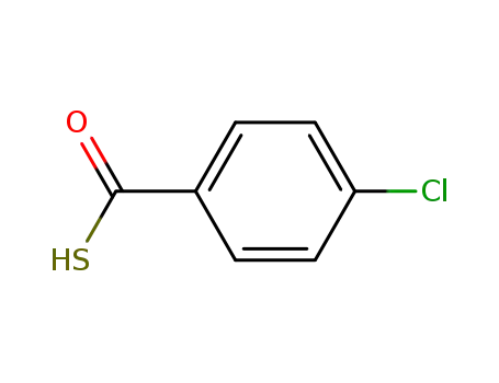 Molecular Structure of 31143-03-0 (Benzenecarbothioic acid, 4-chloro-)