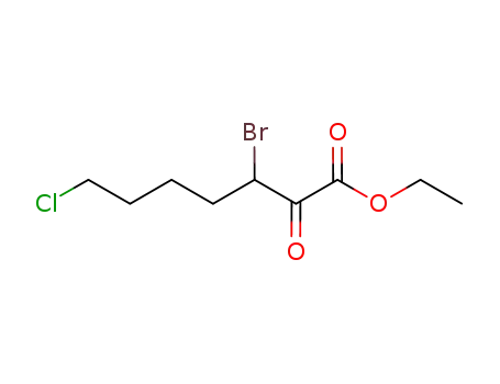 3-bromo-7-chloro-2-oxoheptanoate