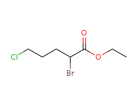 α-Brom-δ-chlorvaleriansaeure-ethylester