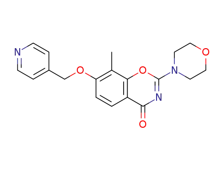 8-methyl-2-morpholin-4-yl-7-(pyridin-4-ylmethoxy)-4H-1,3-benzoxazin-4-one