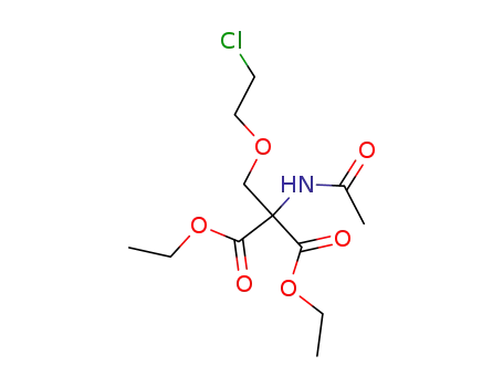 Acetylamino-(2-chlor-aethoxymethyl)-malonsaeure-diaethylester