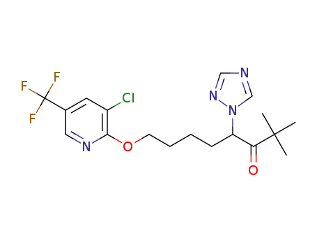 8-(3-chloro-5-trifluoromethylpyridin-2-yloxy)-2,2-dimethyl-4-[1,2,4]triazol-1-yloctan-3-one