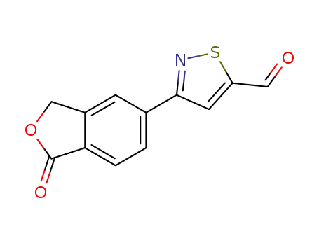 3-(1-oxo-1,3-dihydroisobenzofuran-5-yl)isothiazole-5-carbaldehyde