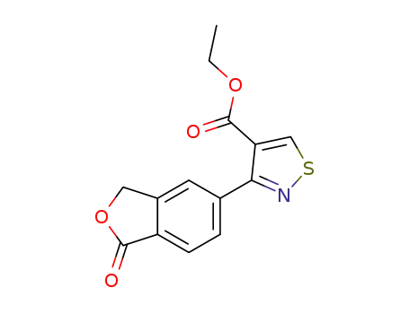 ethyl 3-(1-oxo-1,3-dihydroisobenzofuran-5-yl)isothiazole-4-carboxylate