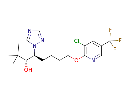 (RS,SR)-8-(3-chloro-5-trifluoromethylpyridin-2-yloxy)-2,2-dimethyl-4-[1,2,4]triazol-1-yloctan-3-ol