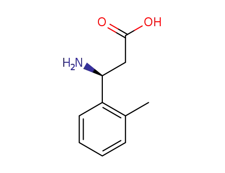 Molecular Structure of 736131-48-9 ((S)-3-AMINO-3-(2-METHYL-PHENYL)-PROPIONIC ACID)