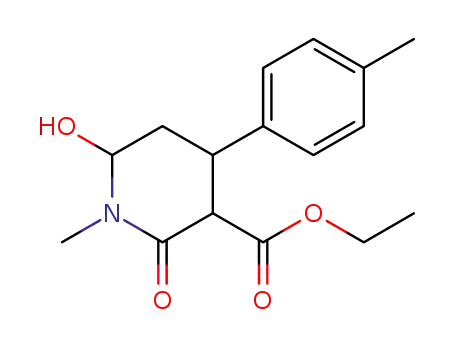 ethyl 6-hydroxy-1-methyl-2-oxo-4-p-tolylpiperidine-3-carboxylate