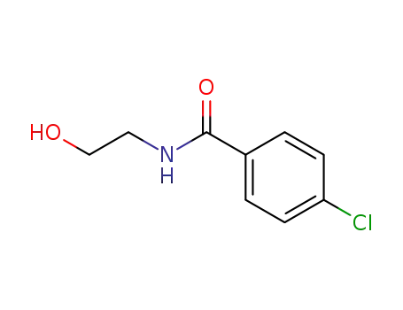 Molecular Structure of 7400-54-6 (4-chloro-N-(2-hydroxyethyl)benzamide)