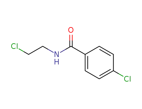 Molecular Structure of 51847-02-0 (4-chloro-N-(2-chloroethyl)benzamide)