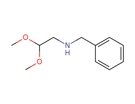 54879-88-8,N-BENZYL-2,2-DIMETHOXYETHANAMINE,Acetaldehyde,benzylamino-, dimethyl acetal (6CI); (Benzylamino)acetaldehyde dimethyl acetal;NSC 124714