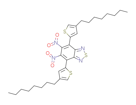 4,7-bis-(4-octylthiophen-2-yl)-5,6-dinitro-2,1,3-benzothiadiazole