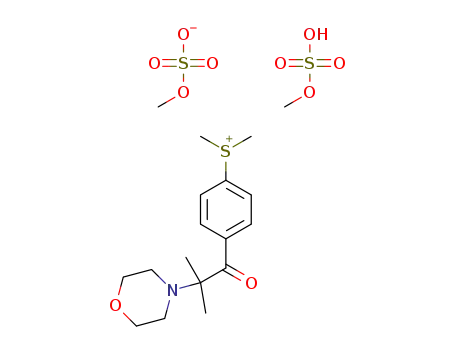 dimethyl-[4-(2-methyl-2-morpholin-4-ium-4-yl-propanoyl)phenyl]sulfonium methyl sulfate