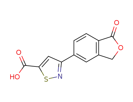 3-(1-oxo-1,3-dihydroisobenzofuran-5-yl)isothiazole-5-carboxylic acid