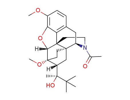 1-[(5α,7α)-3-methoxy-4,5-epoxy-18,19-dihydro-7-[(1S)-1-hydroxy-1,2,2-trimethylpropyl]-6-methoxy-6,14-ethenomorphinan-17-yl]ethanone