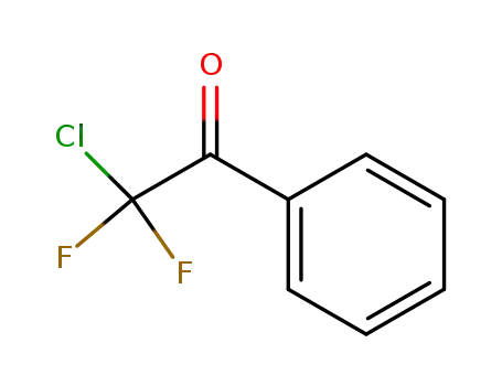 Molecular Structure of 384-67-8 (2-CHLORO-2,2-DIFLUOROACETOPHENONE)