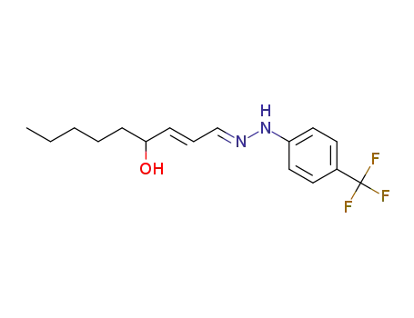(1E,2E)-1-{2-[4-(trifluoromethyl)phenyl]hydrazono}non-2-en-4-ol