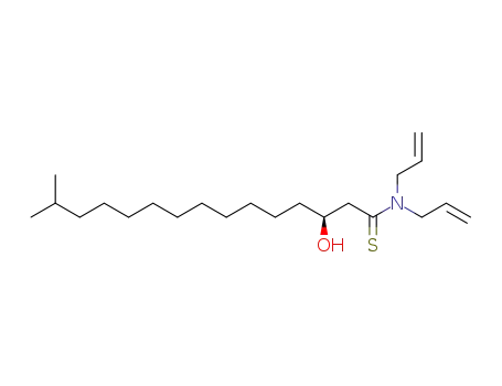 (S)-N,N-diallyl-3-hydroxy-14-methylpentadecanethioamide