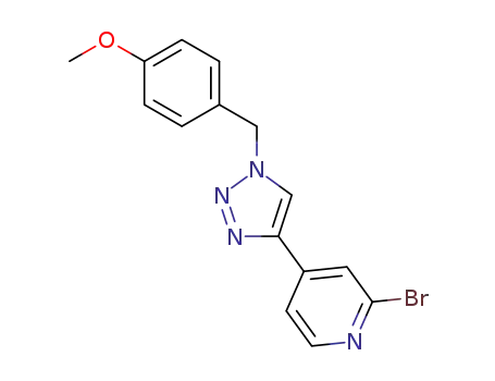 2-bromo-4-(1-(4-methoxybenzyl)-1H-1,2,3-triazol-4-yl)pyridine