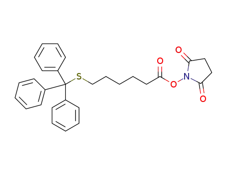 2,5-dioxopyrrolidin-1-yl 6-(tritylthio)hexanoate