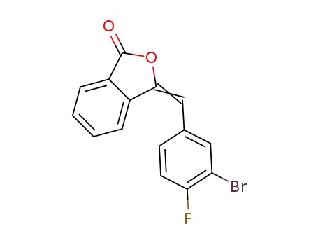 2-fluoro-5-(3-oxo-3H-isobenzofuran-1-ylmethylene)-1-bromobenzene