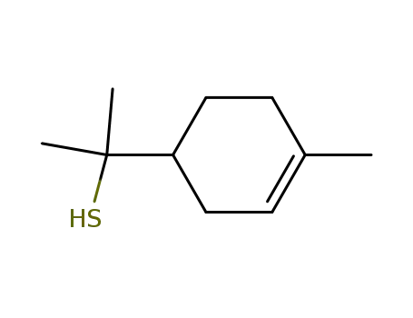 Molecular Structure of 71159-90-5 (p-Menthene-8-thiol)