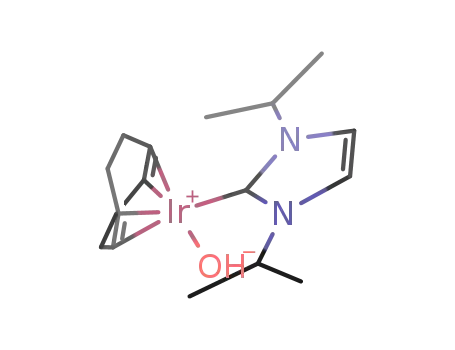 [Ir(hydroxide)(1,5-cyclooctadiene)(1,3-diisopropylimidazol-2-ylidene)]
