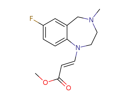 methyl (2E)-3-(7-fluoro-4-methyl-2,3,4,5-tetrahydro-1H-1,4-benzodiazepin-1-yl)acrylate