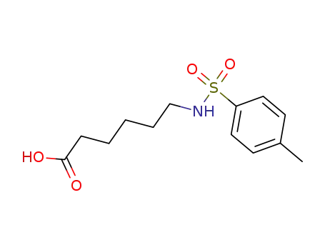 Molecular Structure of 78521-39-8 (6-[[(4-methylphenyl)sulphonyl]amino]hexanoic acid)