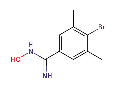 4-bromo-N-hydroxy-3,5-dimethyl-benzamidine