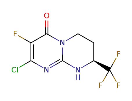 (8S)-2-chloro-3-fluoro-8-(trifluoromethyl)-6,7,8,9-tetrahydro-4H-pyrimido[1,2-a]pyrimidin-4-one