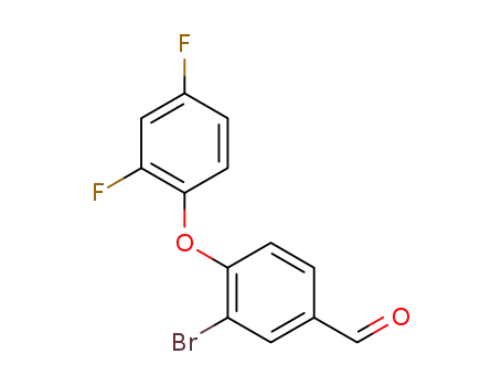 3-bromo-4-(2,4-difluorophenoxy)benzaldehyde