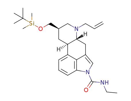 (6aR,9R,10aR)-7-allyl-9-[(tert-butyldimethylsilyl)oxy]methyl-N-ethyl-6a,7,8,9,10,10a-hexahydroindolo[4,3-fg]quinoline-4(6H)-carboxamide