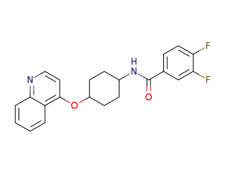 N-[trans-4-(4-quinolyloxy)cyclohexyl]-3,4-difluorobenzamide