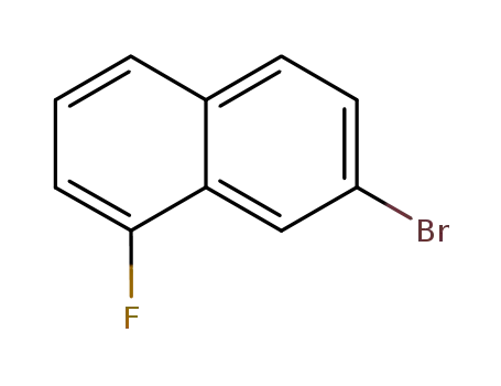 Molecular Structure of 319-04-0 (Naphthalene, 7-broMo-1-fluoro-)